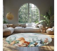 BYLEEHOMED Tapis drôles de Dinosaures 90 cm Thème des Animaux Mignons Moquette Couleur vive pour garçons Chambre des Filles Salon Étude Maternelle