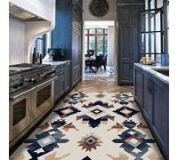 BYLEEHOMED Tapis Western bohèmes pour Le Salon lavables à Poils Faibles géométrie Abstraite Douce Tapis antidérapant et antidérapant pour Salle à Manger 180x240cm