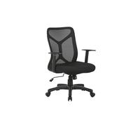 byLIVING Bone Fauteuil de Bureau, Nylon Maille, Noir, B 61,5, H 91-98,5, T 51,5