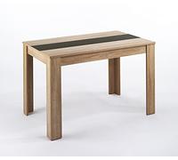 byLIVING Nori Table à Manger, Bois d'ingénierie, Marron, 120 x 80, H 75 cm