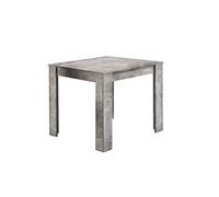 byLIVING Table à Manger Nepal Table de Cuisine Aspect béton 80 x 80 H 75 cm