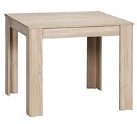 byLIVING Table à Manger Népal - Table de Cuisine Moderne Aspect chêne - Table Peu encombrante - 90 x 90 cm - Hauteur 75 cm