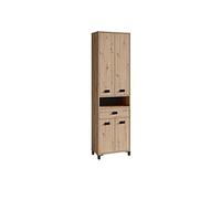 byLIVING Wellness 04 Armoire Haute, Bois d'ingénierie, Marron, B 54, H 193, T 31 cm