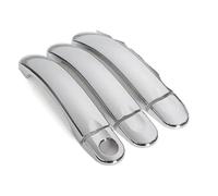 BYLKFC Couvercle Poignée Porte Extérieure Ensemble De 3 Enjoliveurs Poignées Porte Extérieures Pour VW T5 T6 Pour Transporter Pour Caravelle Pour Multivan Pour California Voiture Garniture(Couleur 1)