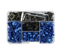 BYLKFC Ensemble de vis de carénage Boulons De Carénage pour Moto pour Yamaha TDM 850 900 A TDM850 TDM900 Kits De Boulons De Carénage Fixations Vis De Carrosserie Vis de Fixation Fixation(Bleu)