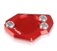 BYLKFC Latérale Support Béquille Plaque De Béquille Latérale pour Moto pour BMW F700GS, F650GS Twin, F700, F650 GS F 700 650 GS Coussinets De Support D'extension De Pied Moto Extension(Rouge 1)