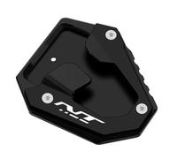 BYLKFC Latérale Support Béquille Plaque D'extension De La Béquille Latérale pour Ho&NDA NT 1100 NT1100 DCT 2022 2023 2024 Plaque De Support De Pied Moto Extension(Noir 2)
