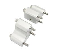 BYLKFC Riser en Alliage Rehausseur De Guidon pour Kawasaki GTR1400 Concours 1400 2008-2019, Adaptateur, Kit De Fixation pour Guidon Rehausseurs Guidon Pontet Rehausse Guidon(Argent)