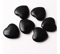 BYLSAGWHT 1pc Heart Shape Rose Quartz Crystal Stone Crafts Home Decor Gifts Labradorite Crystals (Color : 30x30mm-02, Size 1pcs)