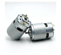 BYLSAGWHT 1PC RS-750S-6046/82 Démarreur électronique à brosse de carbone DC 12 V-18 V 16000 tr/min haute vitesse grande puissance à roulement à billes avant avec ventilateur de refroidissement