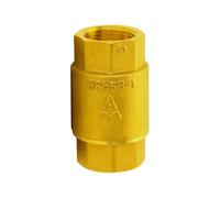 BYLSAGWHT DN15/20/25/32/40/50 Laiton Vertical Check Valve Thickened Thread Unidirectional Cold And Anti Reflux Valve Horizontal Baffle(DN20 3l4)