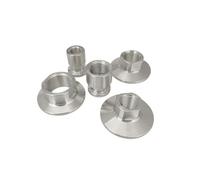 BYLSAGWHT G1/4“ 3/8” 1/2“ 3/4” 1“ BSPP Female X 1.5“ Tri Clamp Stainless Steel Adapter TC Tri clamp Female Parts SS304 Pipe Fittings(BSPP,TC 50.5MM_1/2")