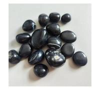 BYLSAGWHT Perles en pierre d'agate noire et calcédoine, 100 g, 10-15 mm, for la fabrication de bijoux, décoration d'intérieur, artisanat