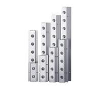 BYLSAGWHT (Port to Port 45mm) T-Shaped 1/4" Female 2-10 Ways Aluminium Alloy Distributor Manifold Splitter Block Pneumatic Air Fitting(12 Ways-G1l4 BSP)