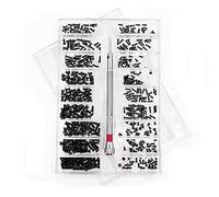 Bymivofun 500 pcs Micro Vis avec Tournevis, Tiny Micro Repair Screw Kit, Tiny Vis Assortiment Kit, pour Lunettes, Ordinateur Portable, Lunettes, Bijoux, Montres, Appareil Photo