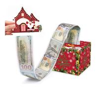 Bymivofun Tirelire de Noël pour les Cadeaux en Espèces, Boîte à Cadeaux Surprise pour l'argent, Carte d'anniversaire à Tirer DIY, pour une Fête Amusante, la Saint-Valentin, un Anniversaire de Mariage