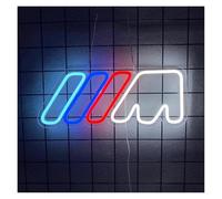BYNGQW Néon Enseignes lumineuses Decor Néons LED Couleur Avec Logo De Barbier, Adaptés Aux Salons De Coiffure, Salons Et Studios Professionnels Pour Décorer 17.5cm×42cm