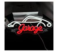 BYNGQW Néon Enseignes lumineuses Decor Panneau Néon Garage Pour Voiture, Lumière LED Pour Atelier De Réparation Automobile Décoration De Salle De Jeux Contrôle Du Moteur Atelier, 40cm×18cm