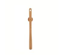 ByNGSDCC Chausse-Pied, Manche Long en Bois de hêtre magnétique 50 cm Multicolore avec Base sans perçage(Light Brown)