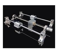 ByNGSDCC Ensemble vis mère T8 et Optique, Pas de 2 mm, Pas de 8 mm, Longueur 200 mm 800 mm + Optique OD 8 mm + Support de palier KP08 + Support SK8(350mm)