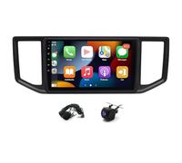 BYNYXI 10inch Android 14 Car Stereo with Wireless Carplay Compatible for VW Amarok Crafter Van Man 2017-2021, 2+32GB Bluetooth GPS Navigation WiFi Mirror Link Steering Wheel Control Rear View Carplay