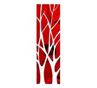 BYNYXI 3D Miroir Autocollant Mural Arbre, 135cmx37cm Surface Miroir Tronc Darbre Autocollant de Fond Branche Acrylique Miroir Autocollant Sticker Mural pour Chambre Salon