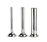 BYNYXI 3PCS Tube de Remplissage de saucisses pour Hachoir à Viande, Tubes de Remplissage en Acier Inoxydable avec Entonnoir, Outils de Remplissage de saucisses, 12mm 19mm 32mm