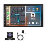 BYNYXI 7Inch Car Stereo Radio Wireless & Wired Android WiFi Support Mirror Link Car Play 2GB+32GB GPS Navigation HD Touch Screen, Compatible for Qashqai Juke Frontier Micra Navara NP300 2007-2011