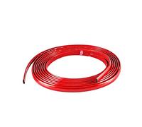 BYNYXI Bandes Décoratives de Voiture Rouge, 6mmx3m Bandes de Protection en PVC Anti-rayures Bandes Décoratives Flexibles Souples DIY Bandes Adhésives Auto-adhésives pour Voiture, Moto, Bateau