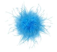 BYNYXI Broche plume pour femme - Broche en plume d'autruche - Tiare - Manchettes de poignet - Manches - Plume - Broche - Fleur - Bouquet - Manchette pour carnaval, cosplay, fête