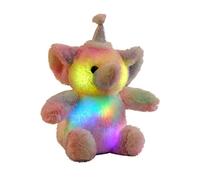 BYNYXI Éléphant Lumineux LED, 30 cm Éléphant Assis en Peluche avec Veilleuse Animal en Peluche Éléphant Bébé Poupées en Peluche Poupée en Peluche Douce pour Enfants Filles Garçons