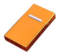 BYNYXI Étui à Cigarettes en Aluminium, Boîte à Cigarettes Ultra Fine pour 20 Étuis à Cigarettes avec Couvercle Aimanté Boîte à Cigarettes Étui à Cigarettes Étui à Cigarettes pour Homme Femme