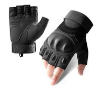 BYNYXI Gants Tactiques Demi-Doigts, Gant dentraînement Outdoor Hommes Gant de Moto Escalade Militaire Gants de Protection Demi-Doigts Gants de Cyclisme pour Moto Chasse Cyclisme Randonnée Camping