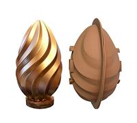 BYNYXI Moule en Silicone Oeuf de Pâques, 2PCS Forme de Bombe au Chocolat Ustensiles de Cuisson Gâteau Chocolat Pâques Moule en Silicone Oeuf Mousse Moules à gâteau pour Jelly Fondant Cake