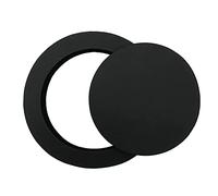 BYNYXI Mousse De Haut-Parleur De Voiture, Kits De Système De Haut-Parleur Universel en Mousse Auto-Adhésif, Anneau Tampon en Coton Insonorisé pour Haut-Parleur De 6,5 Pouces De Voiture