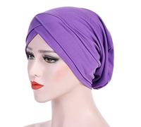 BYNYXI Turban de Chimio pour Les Femmes atteintes de Cancer, Hijab Bonnet Foulards Chapeau Couvre-Chef Chapeau de Chimio Bonnet Cancer Turban Casquettes Élasticité Perte de Cheveux Cap pour Femme