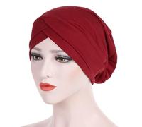 BYNYXI Turban de Chimio pour Les Femmes atteintes de Cancer, Hijab Bonnet Foulards Chapeau Couvre-Chef Chapeau de Chimio Bonnet Cancer Turban Casquettes Élasticité Perte de Cheveux Cap pour Femme