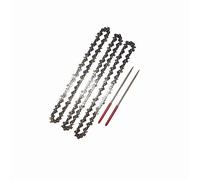 ByoBLu 3 Mini chaînes de scie de 6 Pouces de 1/4 de Pouce; Pas 043 Pouces; Chaînes de tronçonneuse Calibre 36DL avec 2 Limes