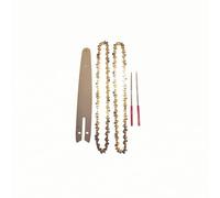 ByoBLu 5 pièces 8 Pouces Mini chaînes de tronçonneuse en Acier tronçonneuses électriques chaînes d'accessoires de Remplacement Mini chaînes de tronçonneuse électrique avec fichiers