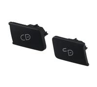 BYOBYO Couvercle de bouton de serrure de porte gauche/droite, noir pour Mercedes Benz Classe C W204, pour Classe E W212, GLK X204 (droite)