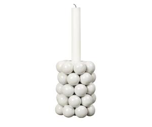 Byon Bougeoir Globe 13.5 cm Blanc