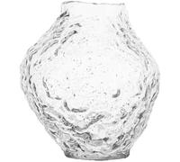 ByON Corallo 5280607600 Vase design en verre soufflé à la bouche transparent, fabriqué à la main, avec structure corail organique, inspiré de l'environnement, étanche, passe au lave-vaisselle, 20,5 cm