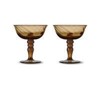 Byon Coupe à champagne italienne Opacity 15 cl lot de 2 Brun