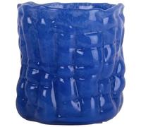 BYON Laranne 5280607713 Bougeoir décoratif en Verre soufflé à la Bouche avec Surface irrégulière, 10 cm, Passe au Lave-Vaisselle