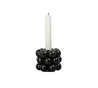 ByOn Ljusstake 5295303101 Bougeoir en faïence Noir Ø 9,5 x 8,5 cm