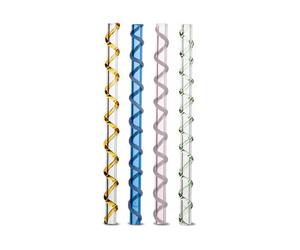 Byon Pailles Celebrate lot de 4 Bleu-ambre-rose-vert
