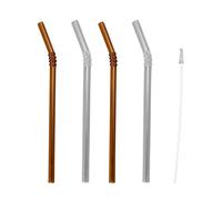 Byon Pailles Smile Lot de 4 Transparent-marron