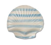 Byon Plat de service Armona stripe 32x32.5 cm Bleu clair-blanc