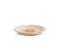 ByOn Poppy 5283908103 Assiette à petit-déjeuner en forme de fleur Beige en grès 21 cm