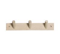Byon Porte-manteaux Else naturel 3 boutons